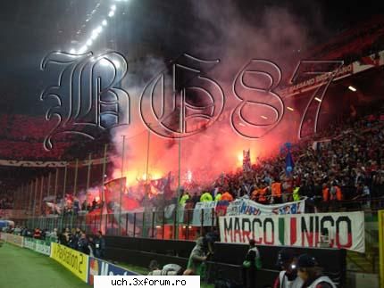 foto ultra' 2005 2006 milan lyon